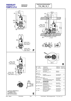 Kanalizacijske pumpe Faggiolati G 413 R2C1-P80AA2