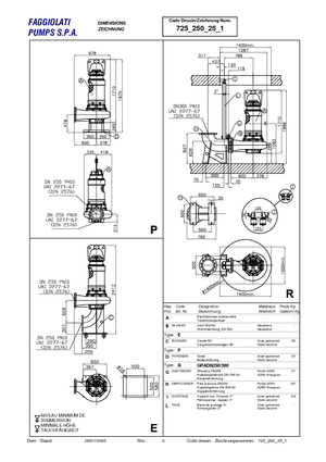 Kanalizacijske pumpe Faggiolati G 425 R2C1-V105AA2