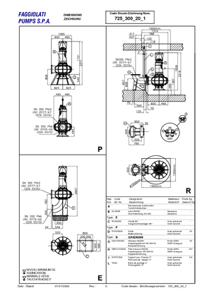Kanalizacijske pumpe Faggiolati G820 R4C2-W140AA2