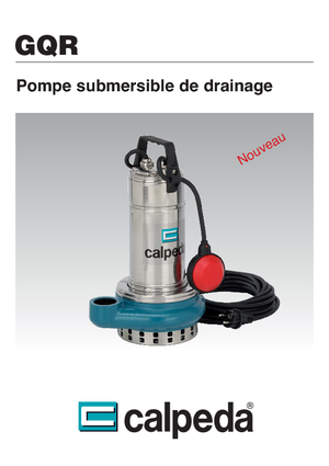 Kanalizacijske pumpe Calpeda GQR 10-16