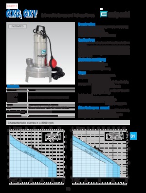 Kanalizacijske pumpe Calpeda GXC 40-13
