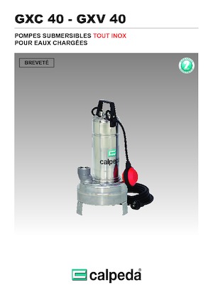 Kanalizacijske pumpe Calpeda GXC 40-13