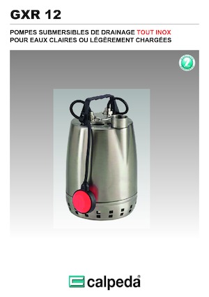 Kanalizacijske pumpe Calpeda GXR 12-18
