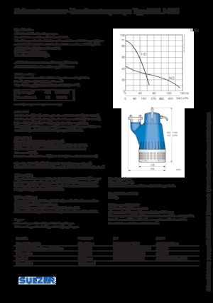 Kanalizacijske pumpe Sulzer J 405 ND