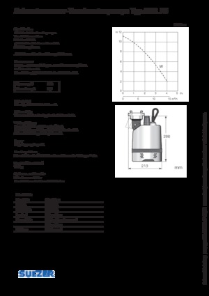 Kanalizacijske pumpe Sulzer J 5 W