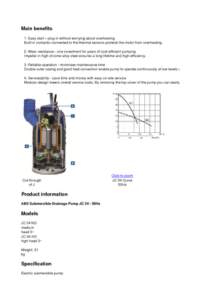 Kanalizacijske pumpe ABS-Pumpen JC 34 HD