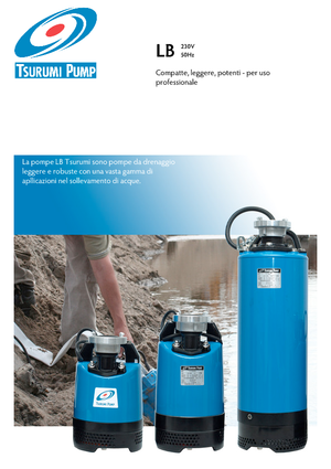Kanalizacijske pumpe Tsurumi-Pumpen LB-1500