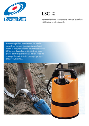 Kanalizacijske pumpe Tsurumi-Pumpen LSC1.4S2