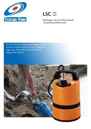 Kanalizacijske pumpe Tsurumi-Pumpen LSC1.4S2