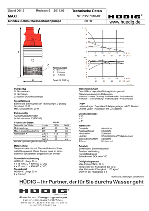 Kanalizacijske pumpe Grindex Maxi N