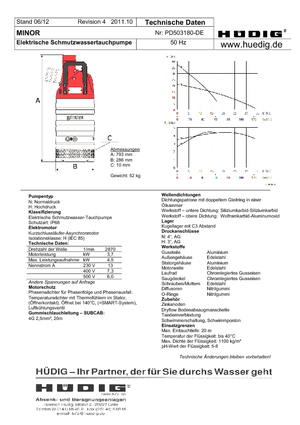 Kanalizacijske pumpe Grindex Minor H
