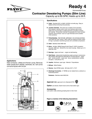 Kanalizacijske pumpe Flygt-Pumpen Ready 4