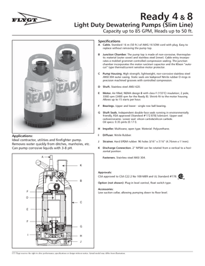 Kanalizacijske pumpe Flygt-Pumpen Ready 8