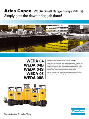 Kanalizacijske pumpe WEDA Weda 04 B