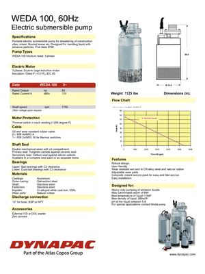 Kanalizacijske pumpe WEDA Weda 100