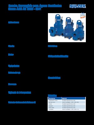 Pumpe za otpadne vode Sulzer AS 0840 S 26-2 D/TKS