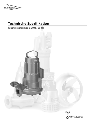 Pumpe za otpadne vode Flygt-Pumpen CS 3045 LR 250