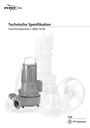 Pumpe za otpadne vode Flygt-Pumpen CS 3068 LR 251