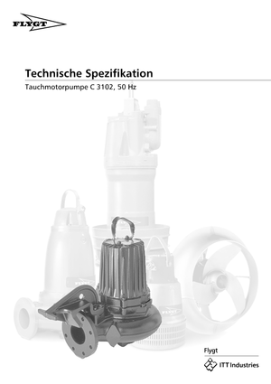 Pumpe za otpadne vode Flygt-Pumpen CS 3102 LR 252 EEx