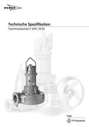 Pumpe za otpadne vode Flygt-Pumpen CS 3201 LR 452 SL