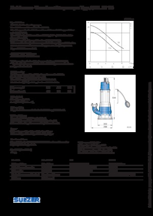 Pumpe za otpadne vode Sulzer JS 15 D 126