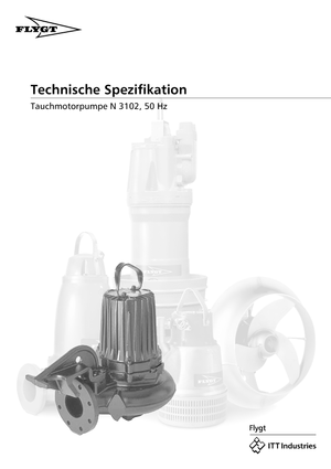 Pumpe za otpadne vode Flygt-Pumpen NS 3102 LR 461 EEx