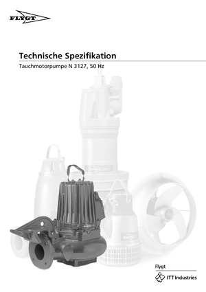 Pumpe za otpadne vode Flygt-Pumpen NS 3127 LR 420