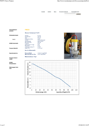 Kanalizacijske pumpe Auras-Pumpen P 40 CS