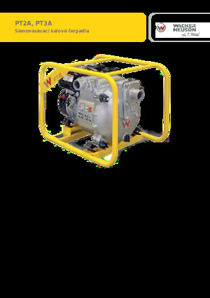 Pumpe za otpadne vode Wacker Neuson PT2A