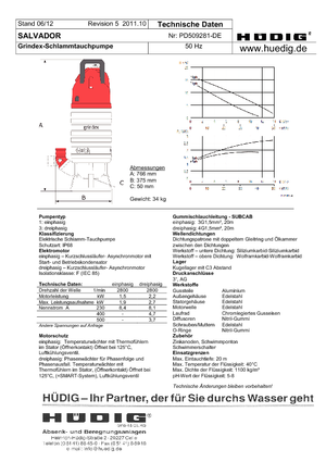 Pumpe za otpadne vode Grindex Salvador D