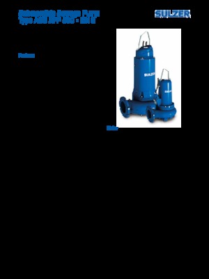 Pumpe za otpadne vode Sulzer XFP 101 G VX 6