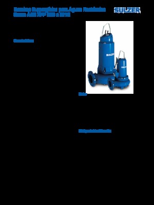 Pumpe za otpadne vode Sulzer XFP 150 E CB1 .2
