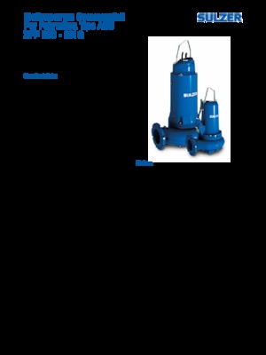 Pumpe za otpadne vode Sulzer XFP 150 E CB1 .2