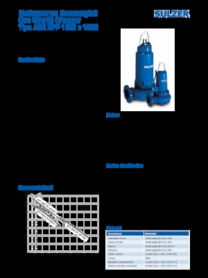 Pumpe za otpadne vode Sulzer XFP 150 G CP 2