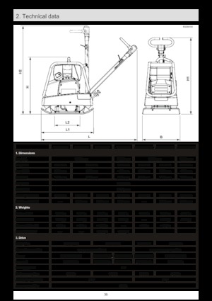 Reverzibilni kompaktori s vibracionim pločama Ammann APR 2620