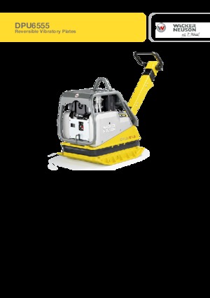Reverzibilni kompaktori s vibracionim pločama Wacker Neuson DPU6555Hec 