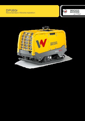 Reverzibilni kompaktori s vibracionim pločama Wacker Neuson DPU80r Lem 770