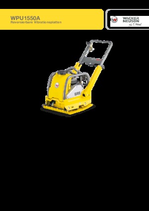 Reverzibilni kompaktori s vibracionim pločama Wacker Neuson WPU1550Aw