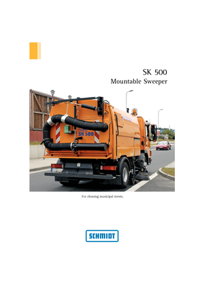 Kamioni za čišćenje, desna usisna glava Schmidt SK 500