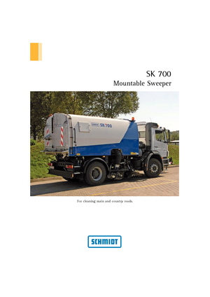 Kamioni za čišćenje, desna usisna glava Schmidt SK 700