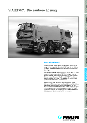 Kamioni za čišćenje, desna usisna glava Faun Viajet 7