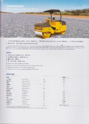 Tandem vibracijski valjci Changlin 8065L