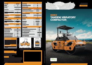 Tandem vibracijski valjci Case 952EX