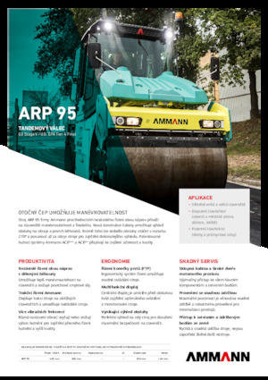 Tandem vibracijski valjci Ammann ARP 95