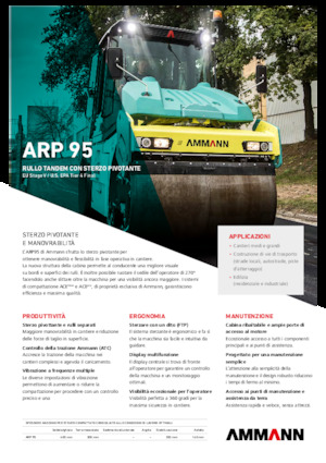 Tandem vibracijski valjci Ammann ARP 95