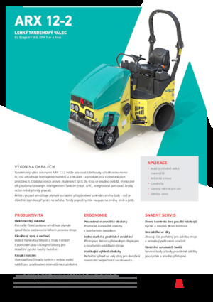 Tandem vibracijski valjci Ammann ARX 12-2