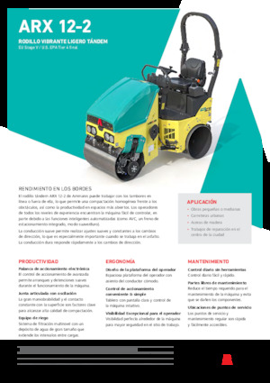 Tandem vibracijski valjci Ammann ARX 12-2