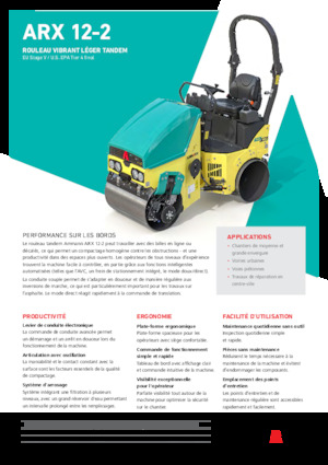 Tandem vibracijski valjci Ammann ARX 12-2