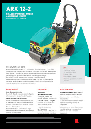 Tandem vibracijski valjci Ammann ARX 12-2