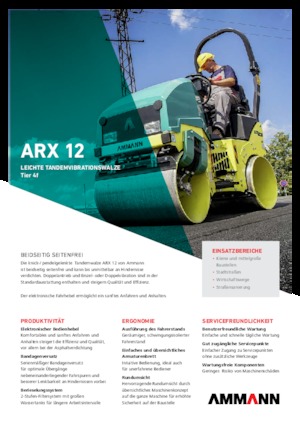 Tandem vibracijski valjci Ammann ARX 12